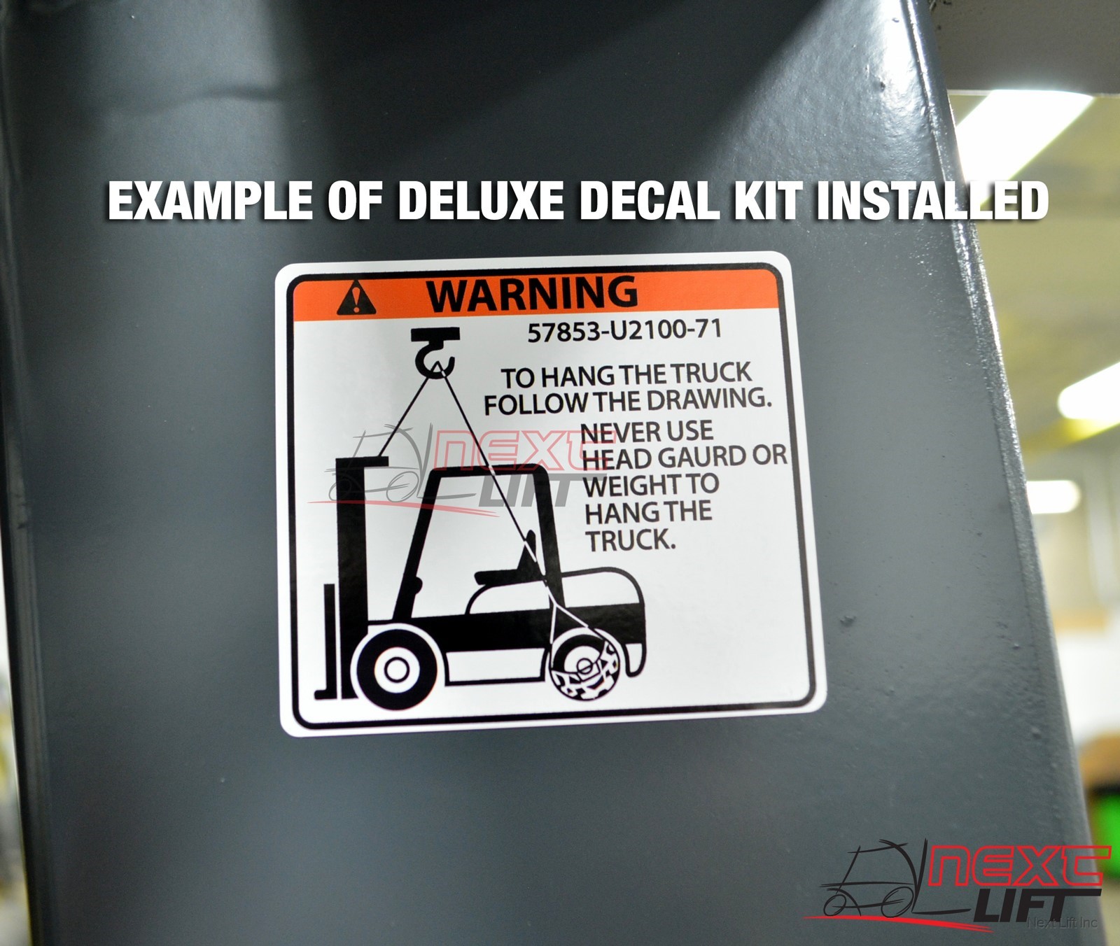 TOYOTA FORKLIFT DELUXE DECAL KIT 7FGCU30 7FGU30 FORK LIFT DECALS OHSA