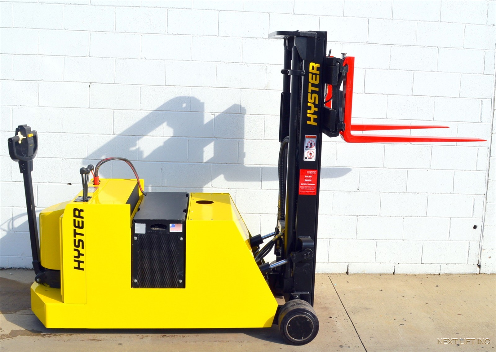 HYSTER W40XTC 24V ELECTRIC 4000 LB WALK BEHIND FORKLIFT WALKIE STACKER