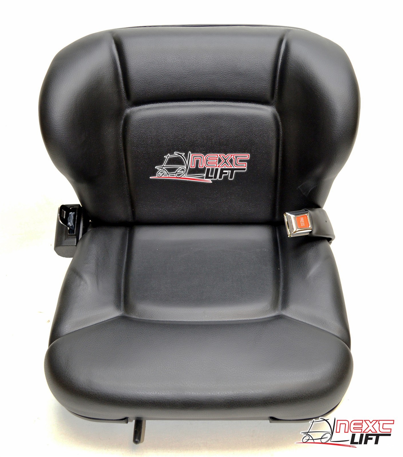 NEW TOYOTA FORKLIFT SEAT WITH RETRACTABLE SEATBELT BELT PREMIUM QUALITY
