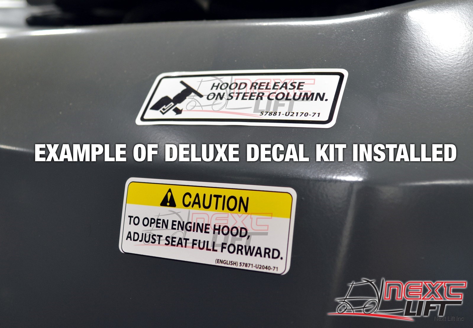 TOYOTA FORKLIFT DELUXE DECAL KIT 7FGCU30 7FGU30 FORK LIFT DECALS OHSA