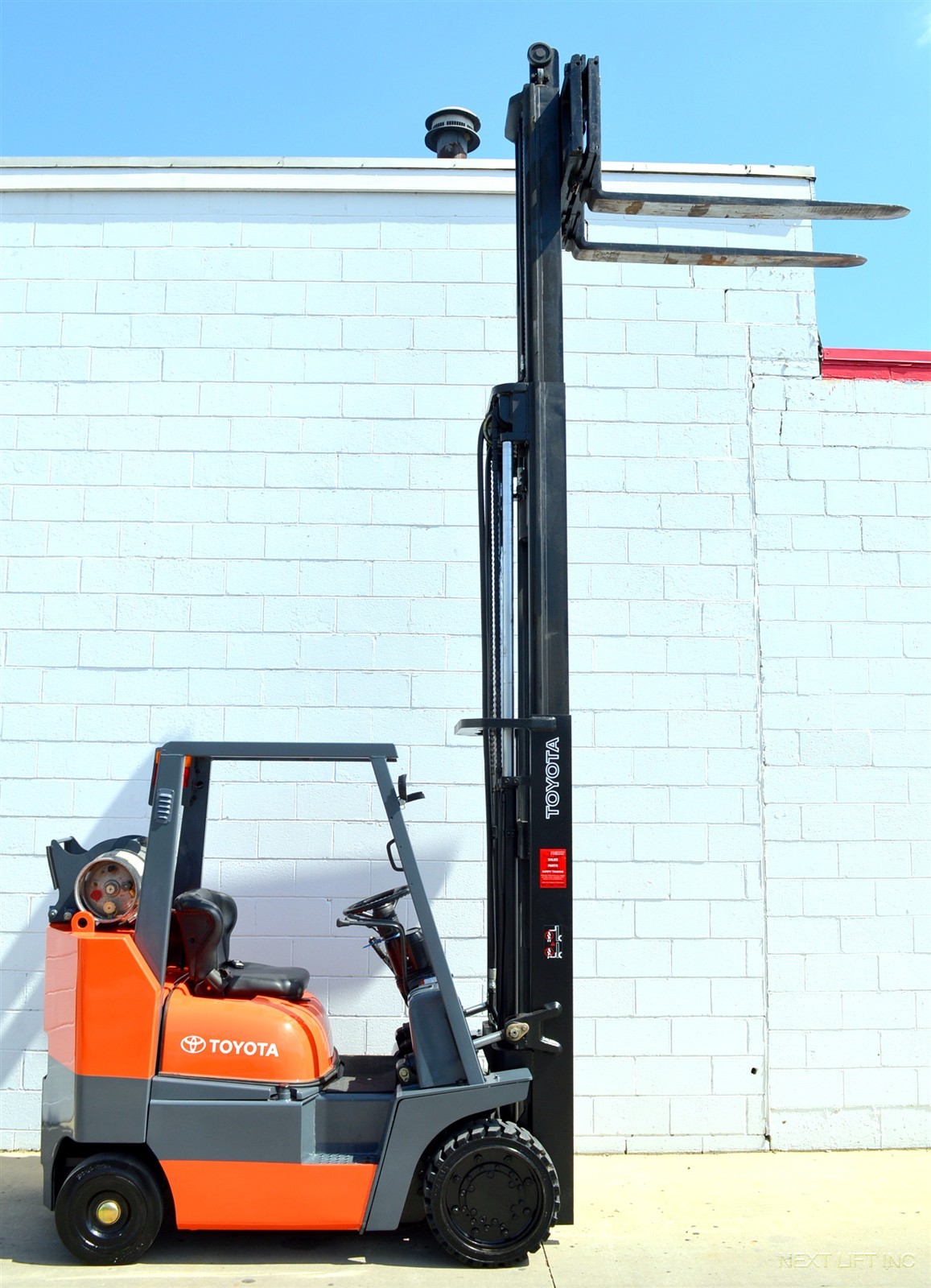 NICE! TOYOTA 6FGCU45 10,000 LPG FORKLIFT 10000 LB BOXCAR SPECIAL